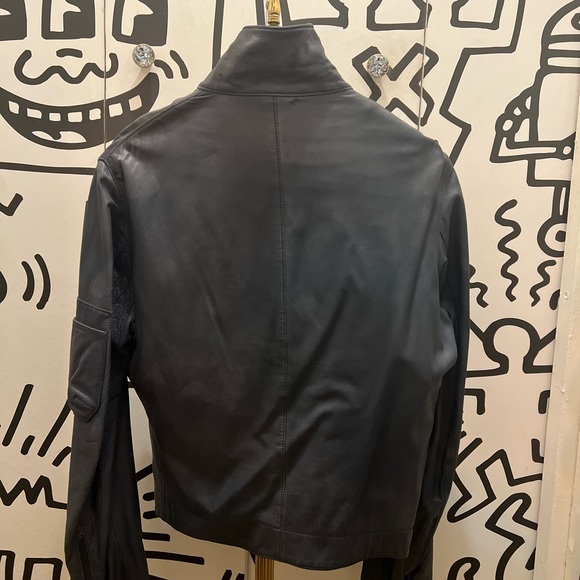 Vintage Yvessaintlaurent grey leather jacket. I just took it to the cleaners. - Picture 10 of 12